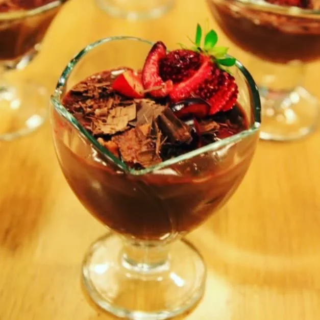 Chocolate mousse cup